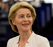 Ursula von der Leyen, Candidate for President of the EC, at the Plenary session of the EP © Copyright European Commission 2019.